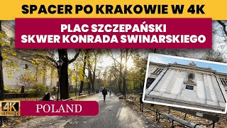 Spacer po Krakowie - Plac Szczepański - Planty Krakowskie - Piękna Polska Jesień - Poland Cracow 🍂