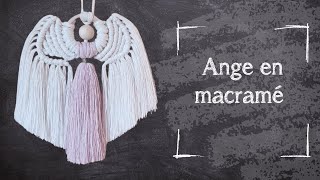 Ange en macramé