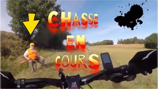 [VTT XC] CHASSE EN COURS , Rockrider 540, ON SE FAIT COURSER PAR DES CHIENS,