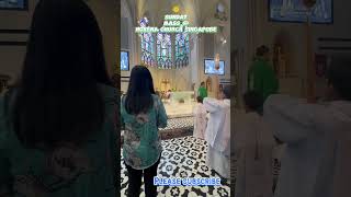 Sunday mass (novena church Singapore ) #shorts #catholicchurch #mass #sunday #blessed #fyp #asmr #yt