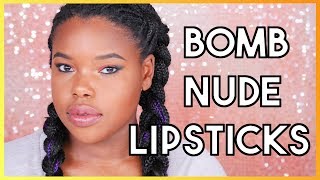 Yass! Hot Nude Lipsticks For Dark Skin Girls From Mented Cosmetics