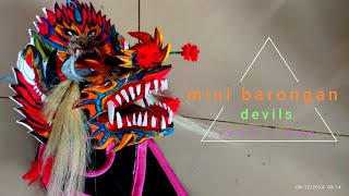 membuat barongan Devils mini dari busa ati // cepat mudah dan keren