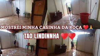 MINHA CASINHA NA ROÇA 😭🙏 TOUR COMPLETO ♥️ LIMPEI TUDO !