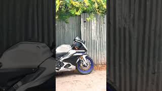 yamaha r15 M bs7 carbon fiver rap done #yamaha #youtubeshorts #reaction #reels #best #instagram