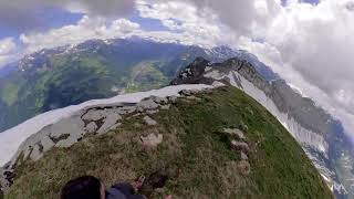 Rautispitz, Swiss Alps [Hike & Fly] - Snowy!