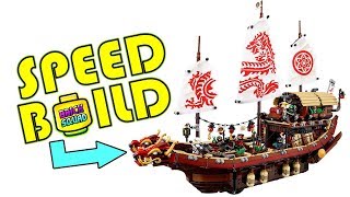 SUPER AWESOME LEGO SPEED BUILDS - Ninjago Destiny's Bounty