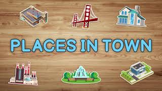 Places in town in English