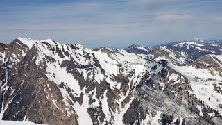 Skiing suicide chute in terrible snow - spring skiing ep13