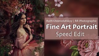 Kirsten Fine Art Floral Portrait Speed Edit