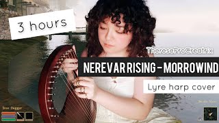 (Lyre style) 3 HOURS Morrowind Opening Theme Nerevar Rising Lyre Harp Cover by Therese Creatrix