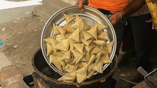 Samosa Recipe | Street Samosa Recipe | Crispy South Indian Street Food Onion Samosa