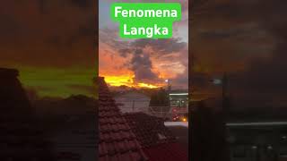 Fenomena langka sore senja  #viral #alam #fenomenaalam #senja #pemandangan #shorts