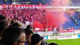 Zwickauer Pyroshow in Duisburg (MSV Duisburg - FSV Zwickau 5:1 | 3.Liga)