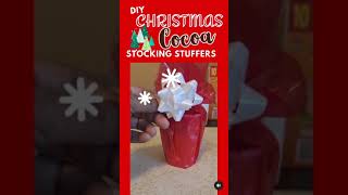 DIY Christmas Cocoa Gifts  #Christmas #DIY #HowTo #HotChocolate #CandyCane