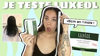 JE TESTE LES COMPLÉMENTS ALIMENTAIRES LUXEOL POUR FAIRE POUSSER MES CHEVEUX ET JE GAGNE 5CM