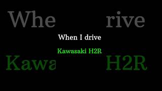 Kawasaki h2r #shorts #kawasaki