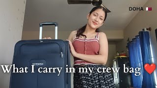 Pack with me | Crew bag