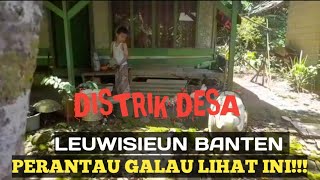 Suasana pedesaan diperbatasan Jawa Barat dan Banten, leuwisieun desa candi Curug bitung lebak