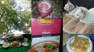 Garmi se bachao ki zabrdst drink 🍻 bht yummy kabab khae aj😋 Nihari Dinner🍲 Vlog#69