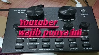 sound card v8 #wajibbuatyoutubber