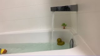 Bathtub Filling ASMR // Filling with Floating Ducks 3 Hour Loop