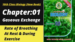 Rate of Breathing at Rest and during exercise | Biology class 10 chapter 1 | Class 10 Biology