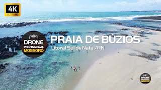 Praia de Búzios - Litoral Sul de Natal/RN | 4K