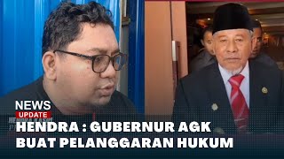 GUBERNUR MALUT DIGUGAT KE PTUN, HENDRA : TERKAIT PELANGGARAN ADMINISTRASI