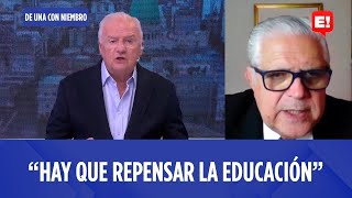 RICARDO LÓPEZ MURPHY - " HAY QUE REPENSAR LA EDUCACIÓN" | DE UNA CON NIEMBRO