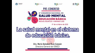 La salud mental en el sistema de educación básica