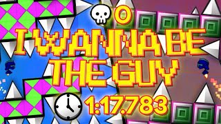 [Deathless] Geometry Dash - I Wanna Be The Guy by Orelu (1:17.783)