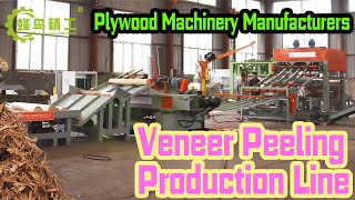 Veneer Peeling Line｜What are the recommended machinery for the veneer peeling production line?