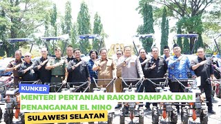 RAKOR DAMPAK DAN PENANGANAN EL NINO DI SULAWESI SELATAN