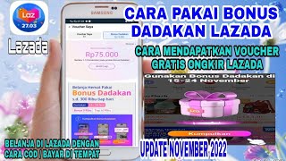 Cara Pakai Bonus Dadakan Lazada | Update November 2022