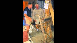 Setting up The Wool Shed, Masterton, 2005