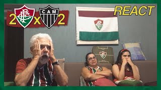 FAMÍLIA TRICOLOR REAGE A 2 FLUMINENSE X 2 ATLÉTICO MINEIRO- CAMPEONATO BRASILEIRO 2024