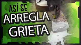 ¿Cómo tapar un hueco en piso del Skatepark?