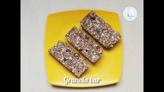 ഗ്രനോള ബാർ No Bake Granola Bar