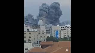 Israel lanza los primeros misiles a la franja de Gaza. #israelnews