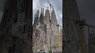 World famous Sagrada Familia - heart of Barcelona ❤️🇪🇸 #shorts #short