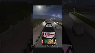 Bus simulator Indonesia game#shortvideo#Ashok Leyland 3718 mod#busgame#bussidmod#truck training horn