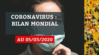 Coronavirus :  bilan mondial au 05/03/2020