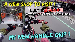 NEW SHOP TO VISIT : LATEBRAKE-MOTO | GRX & MORE ITEMS | NEW RIZOMA HANDLE GRIP OF MY HONDA RS125 FI