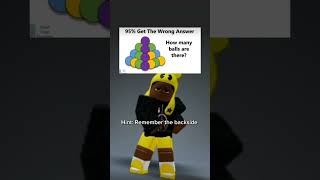 How many Colorful Balls are there? #shorts #roblox #trending