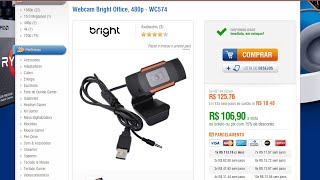 Resenha da Webcam Bright Office, 480p - WC574 2024