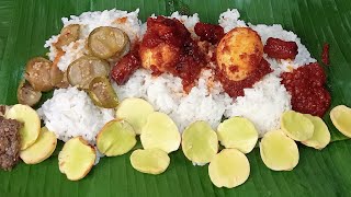 MUKBANG telur balado lalap jengkol #mukbang #masak #jengkol