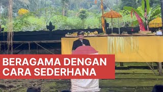 “Beragama Dengan Cara Sederhana” Piodalan Pura Puncak Raung, Glenmore