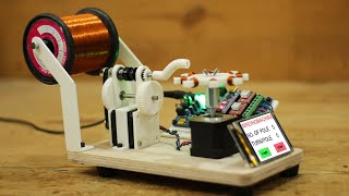 DIY Mini Stator Winding machine Prototype | Arduino based project