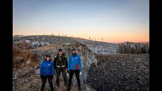 Sollefteåbladet testar att spränga ett berg.