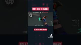 Split EXPLOIT Revealed! Map BANNED in Comp! TikTok just.valorant | #valorant #shorts